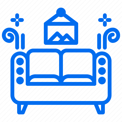 Couch, furniture, hotel, lounge, sofa icon - Download on Iconfinder