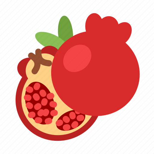 Half, friuts, vegan, pomegranate, fruit, food, plant icon - Download on Iconfinder
