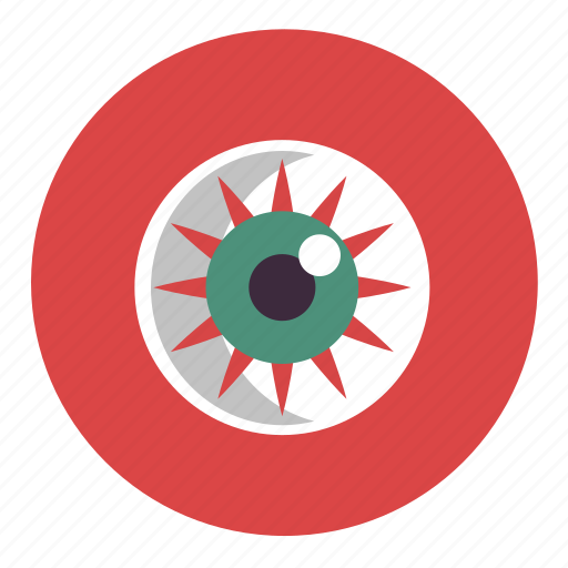 Clown, creepy, decorative, eye, halloween, scary icon - Download on Iconfinder