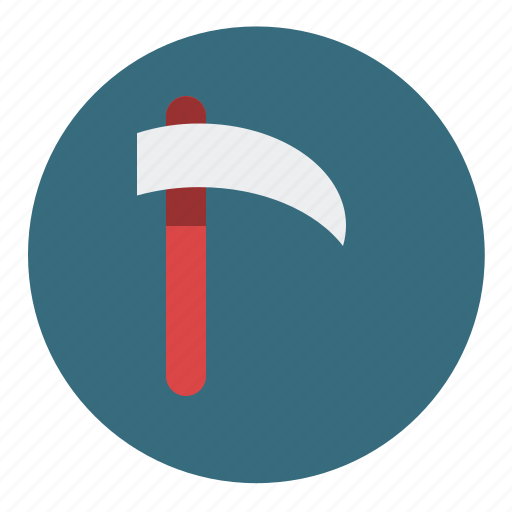 Death, halloween, horror, reaping hook, scary, spooky icon - Download on Iconfinder