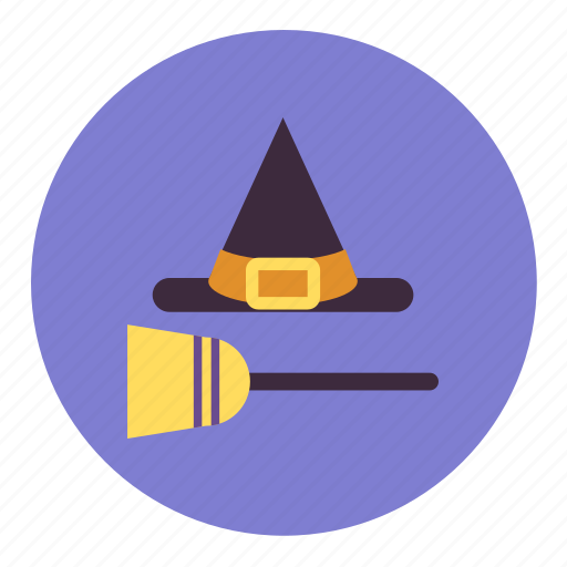 Accessories, broom, costume, halloween, hat, witch icon - Download on Iconfinder