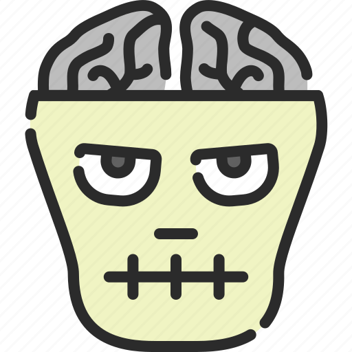 Brain, dead, frankenstein, halloween, lobotomy, zombie icon - Download on Iconfinder