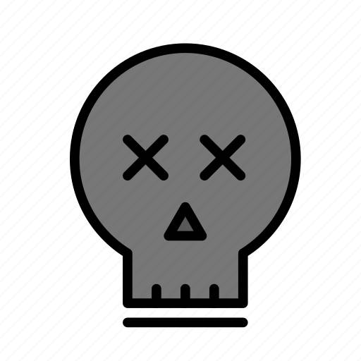 Dead, death, funeral, halloween, skull icon - Download on Iconfinder