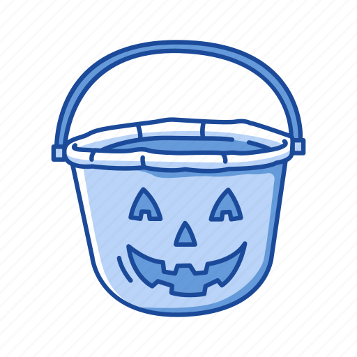 Basket, candy basket, halloween, holidays, pumpkin basket, spooky, trick or treat icon - Download on Iconfinder