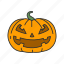 carved pumpkin, halloween, holidays, horror, monster, pumpkin, spooky 