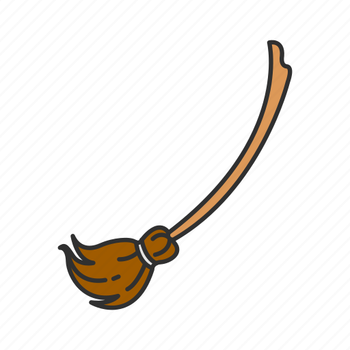 Broom, broomstick, halloween, holidays, horror, spooky, witch broom icon - Download on Iconfinder