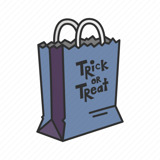 Bag, candy bag, halloween, holidays, horror, paper bag, trick or treat icon - Download on Iconfinder