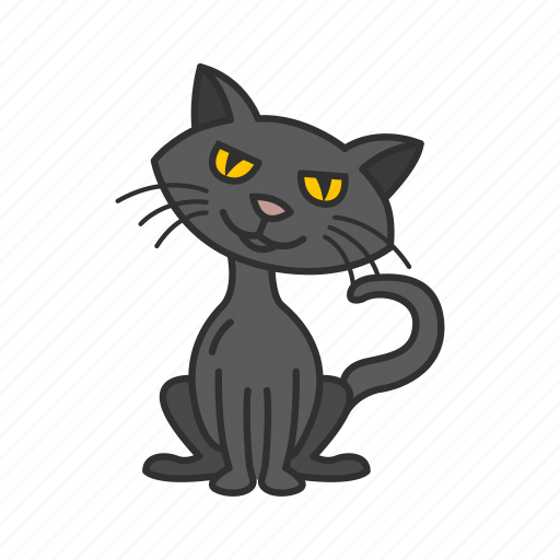 Cat, halloween, holidays, horror, pet, scary, spooky icon - Download on Iconfinder