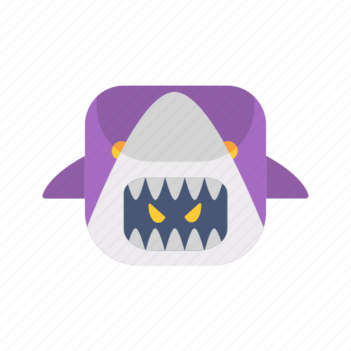 Halloween, horror, mask, monster, scary, set, shark icon - Download on Iconfinder
