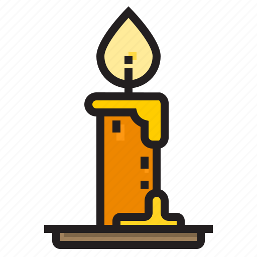 Bright, candle, fire, halloween icon - Download on Iconfinder