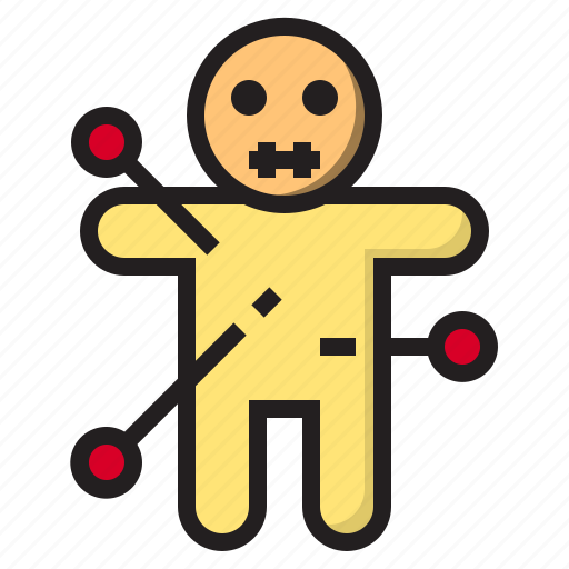 Doll, fear, halloween, horror, voodoo icon - Download on Iconfinder