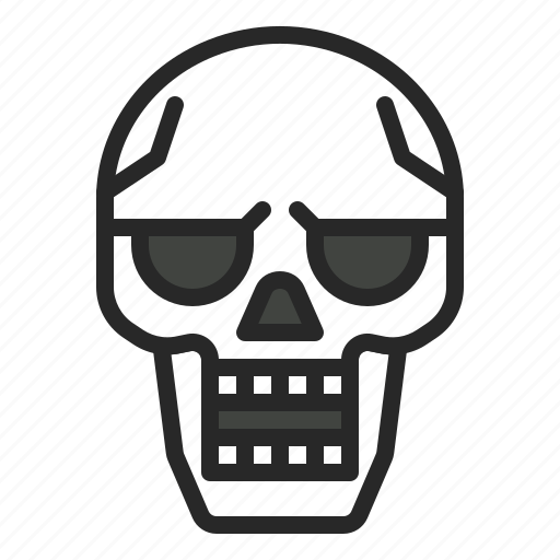 Bone, dead, death, halloween, skeleton, skull icon - Download on Iconfinder