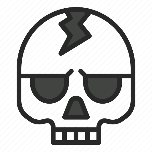 Bone, cranium, death, halloween, skeleton, skull icon - Download on Iconfinder