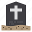 grave, halloween, horror, scary, tombstone 
