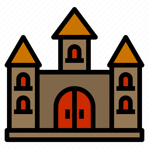 Castle, ghost, halloween, horror, scary icon - Download on Iconfinder