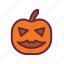 emoticon of pumpkin, emoticons, halloween, halloween pumpkin, pumpkin, smiley 