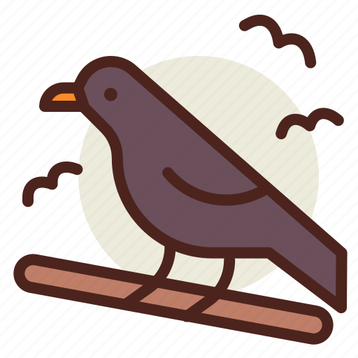 Holiday, horror, raven icon - Download on Iconfinder