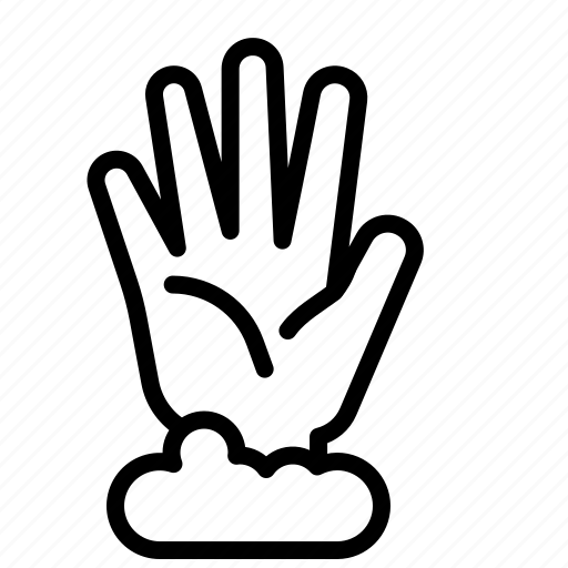 Hand, holiday, horror icon - Download on Iconfinder