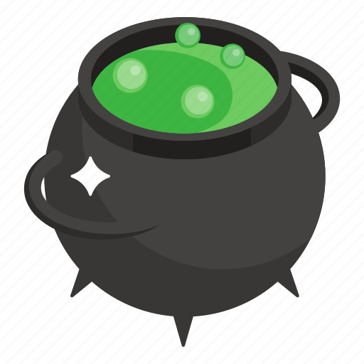 Cauldron, cooking pot, food boiling, halloween pot, vintage cauldron, witch food icon - Download on Iconfinder