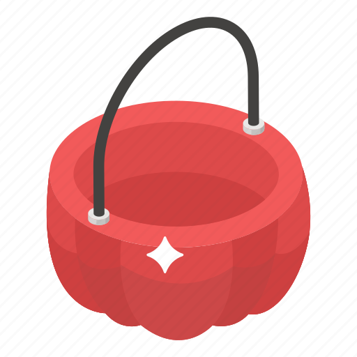Basket, container, halloween bucket, hamper, shopping bucket icon - Download on Iconfinder