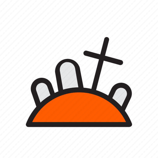 Graveyard, halloween, horror, scary icon - Download on Iconfinder
