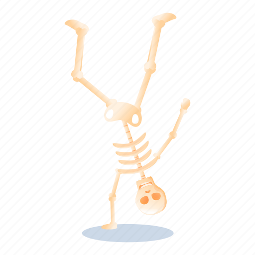Dance, dancing, halloween, music, retro, skeleton icon - Download on Iconfinder