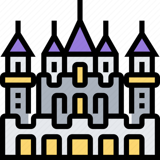 Abandoned, castle, mansion, rich, palace icon - Download on Iconfinder