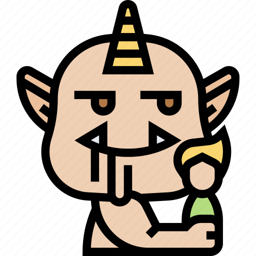 Monster, giant, scary, beast, troll icon - Download on Iconfinder
