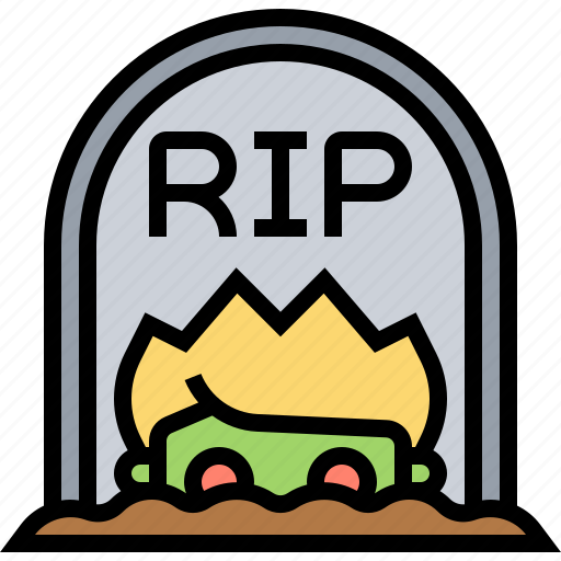 Resurrection, graveyard, tombstone, undead, cemetery icon - Download on Iconfinder