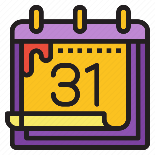 Time, day, halloween, schedule, calendar, event icon - Download on Iconfinder