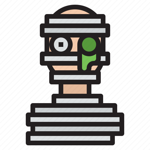 Terror, halloween, mummy, dead, scary icon - Download on Iconfinder