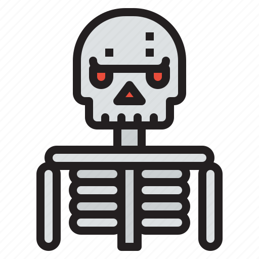 Skeleton, halloween, death, scary, ghost icon - Download on Iconfinder