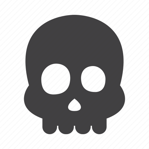 Dead, skeleton, head, halloween, skull, death icon - Download on Iconfinder