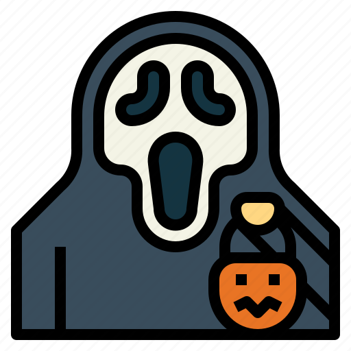 Trick, halloween, scream, or, treat, spooky, ghost icon - Download on Iconfinder