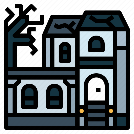 Halloween, house, haunted, horror, building icon - Download on Iconfinder
