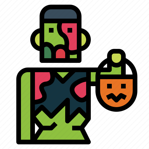 Monster, undead, trick, halloween, or, treat, zombie icon - Download on Iconfinder