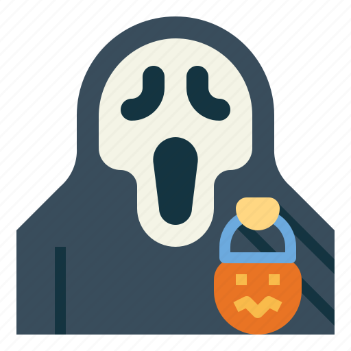 Ghost, treat, spooky, trick, or, scream, halloween icon - Download on Iconfinder