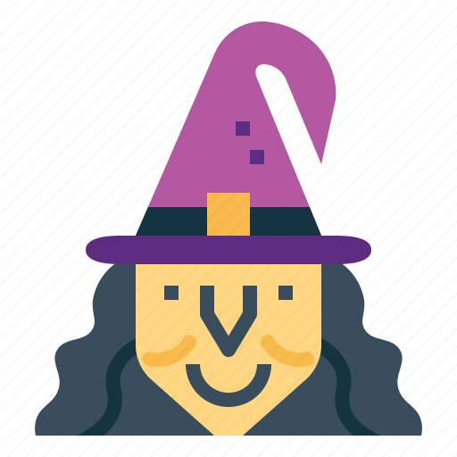 Hat, woman, evil, old, witch, halloween icon - Download on Iconfinder