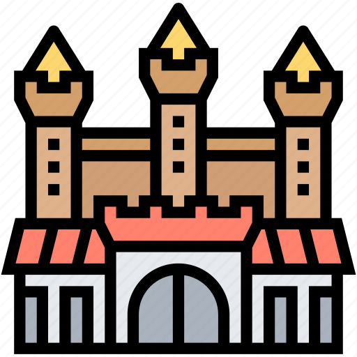 Castle, palace, mystery, haunted, spooky icon - Download on Iconfinder