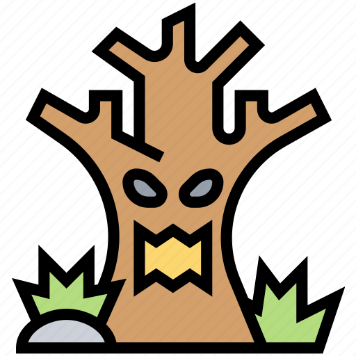 Tree, death, scary, woods, spooky icon - Download on Iconfinder