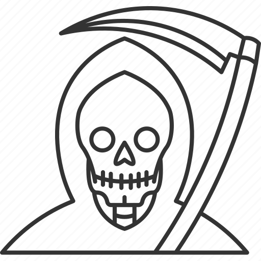 Reaper, evil, death, horror, scary icon - Download on Iconfinder
