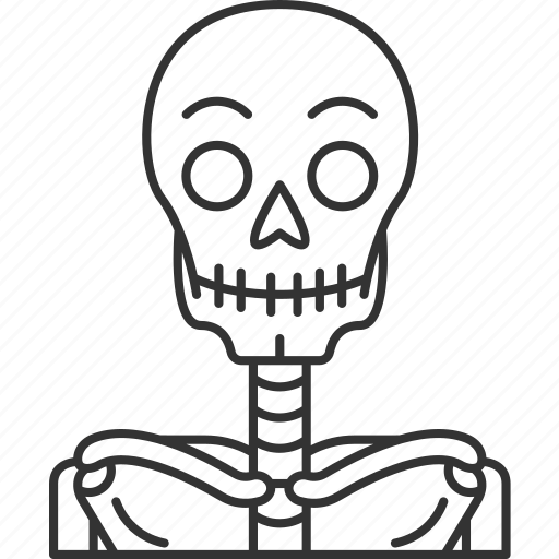 Skeleton, dead, scary, spooky, horror icon - Download on Iconfinder
