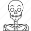 skeleton, dead, scary, spooky, horror 