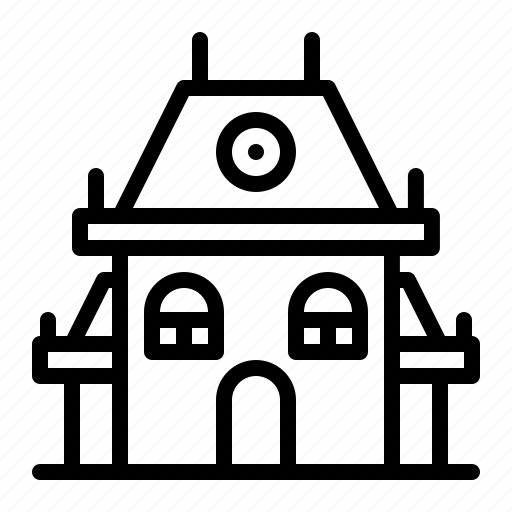 House, halloween, spooky, building icon - Download on Iconfinder