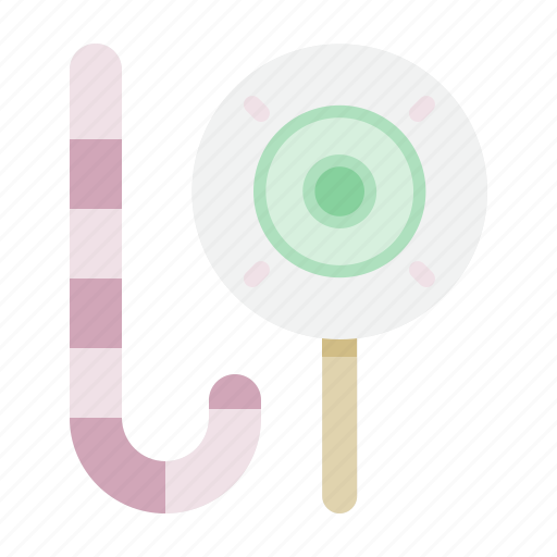 Candy, halloween, treat, worm, eye, shape icon - Download on Iconfinder