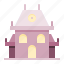 house, spooky, building 