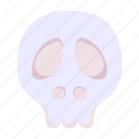 skull, halloween, decoration