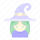 witch, halloween, costume, character, avatar