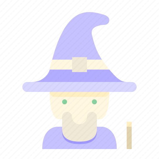 Wizard, halloween, costume, character, avatar icon - Download on Iconfinder