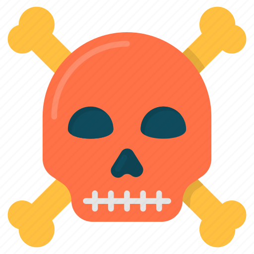 Danger, skull, skeleton, bones, jolly roger, pirate icon - Download on Iconfinder